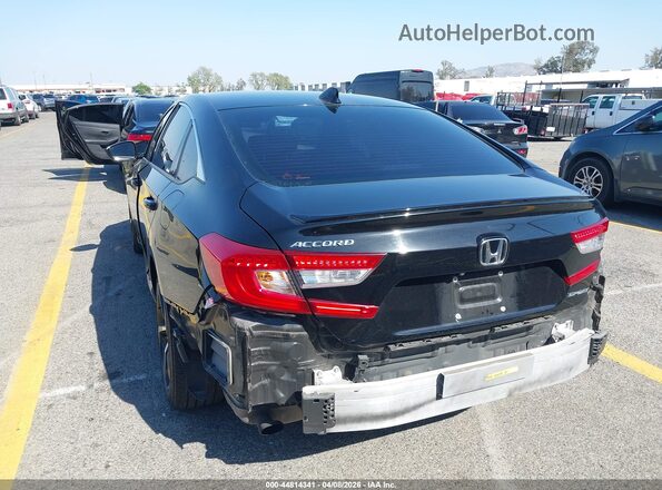 1HGCV1F37MA016347 2021 HONDA ACCORD Черный Вид спереди