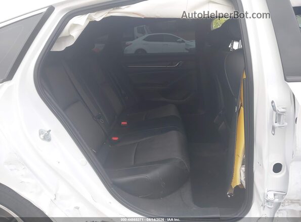 1HGCV1F38NA124154 2022 HONDA ACCORD White Widok naklejki z numerem VIN