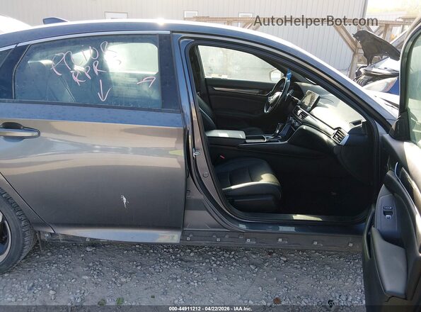 1HGCV1F39LA048375 2020 HONDA ACCORD Серый Вид салона спереди