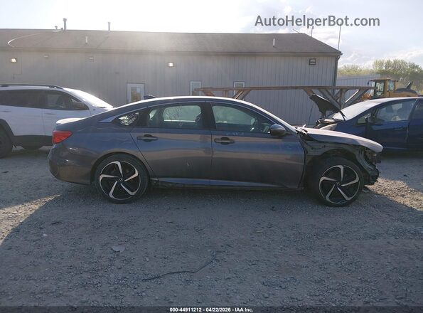 1HGCV1F39LA048375 2020 HONDA ACCORD Серый Вид задней части салона