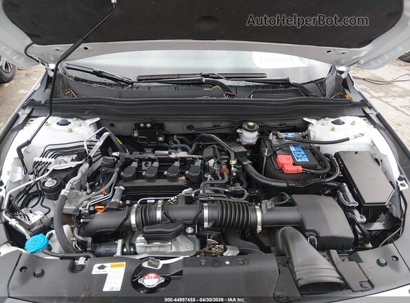 1HGCV1F39NA032809 2022 HONDA ACCORD White Widok z tyłu