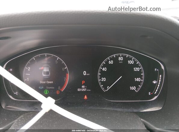1HGCV1F39NA032809 2022 HONDA ACCORD White Widok tylnych siedzeń