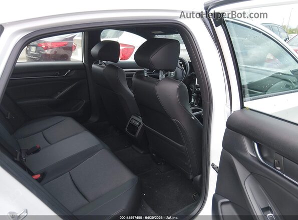 1HGCV1F39NA032809 2022 HONDA ACCORD White Widok naklejki z numerem VIN