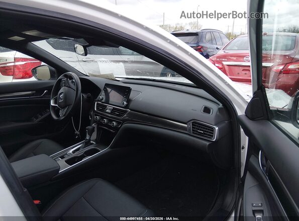 1HGCV1F39NA032809 2022 HONDA ACCORD White Widok wnętrza z przodu