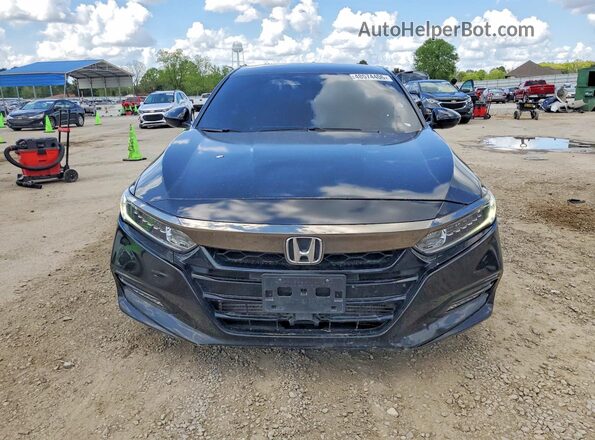 1HGCV1F3XKA103334 2019 HONDA ACCORD Черный Вид спереди