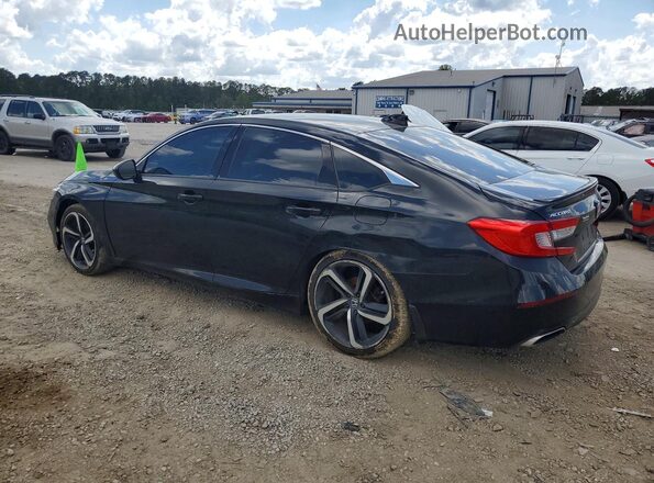 1HGCV1F3XKA103334 2019 HONDA ACCORD Черный Задняя левая четверть