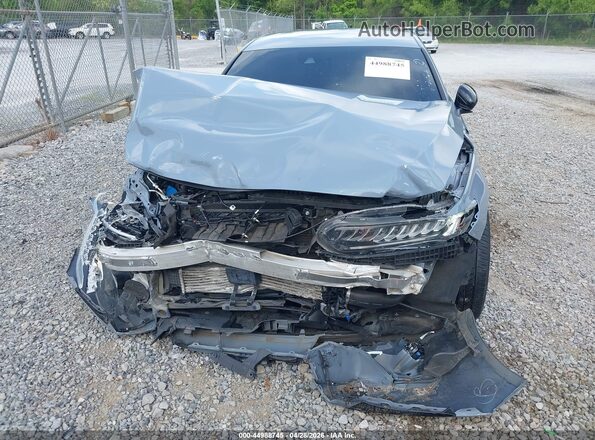 1HGCV1F3XMA082584 2021 HONDA ACCORD Синий Вид задней части салона