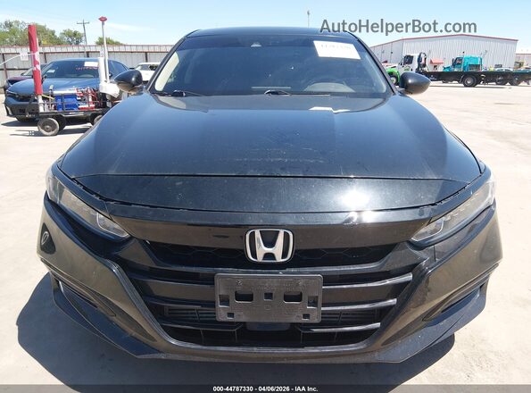 1HGCV1F40JA122952 2018 HONDA ACCORD Black 