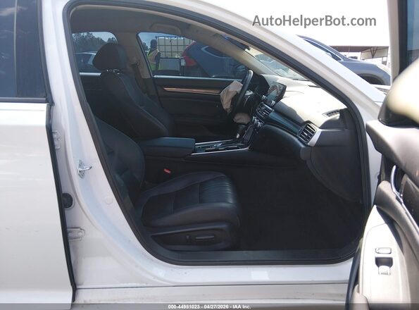 1HGCV1F45MA093159 2021 HONDA ACCORD Белый Вид салона спереди