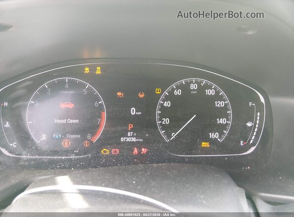 1HGCV1F45MA093159 2021 HONDA ACCORD Белый Вид задних сидений