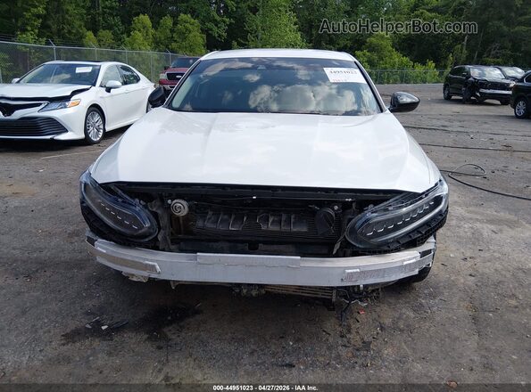 1HGCV1F45MA093159 2021 HONDA ACCORD Белый Вид щитка приборов