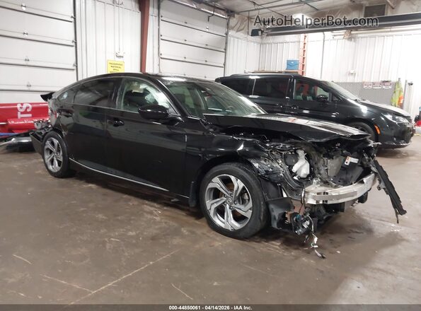 1HGCV1F48JA025577 2018 HONDA ACCORD Black Front right