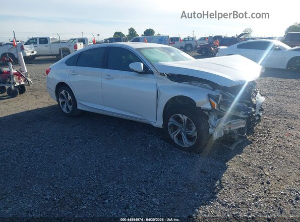 1HGCV1F50LA052235 2020 HONDA ACCORD Белый Передняя правая четверть