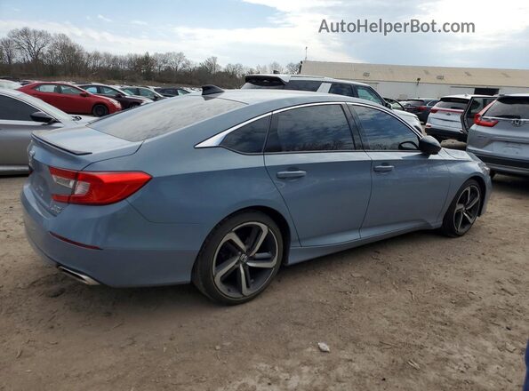 1HGCV2F31MA023526 2021 HONDA ACCORD Серый Задняя правая четверть