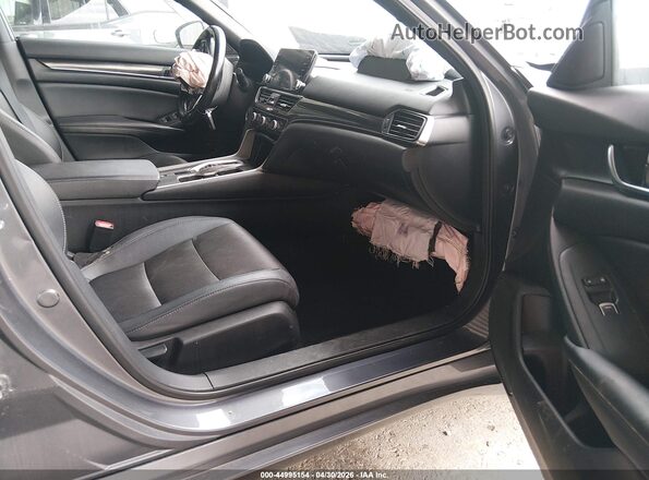 1HGCV2F33KA033794 2019 HONDA ACCORD Gray Vista interior delantera