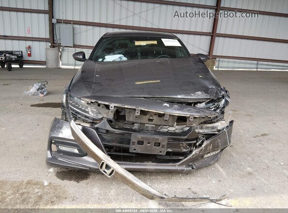 1HGCV2F33KA033794 2019 HONDA ACCORD Gray Vista interior trasera