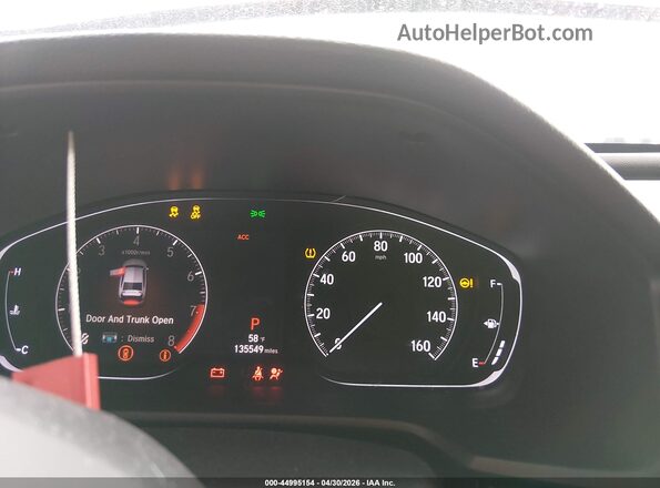 1HGCV2F33KA033794 2019 HONDA ACCORD Gray Vista de los asientos traseros