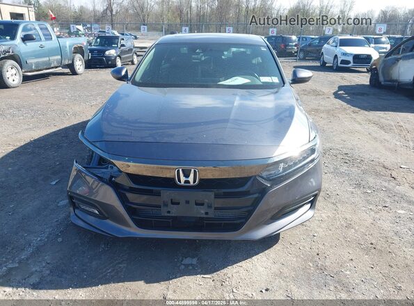 1HGCV2F34KA033688 2019 HONDA ACCORD Gray Widok wnętrza z tyłu
