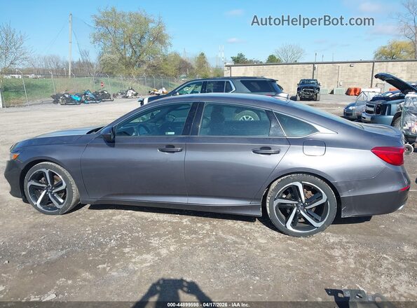 1HGCV2F34KA033688 2019 HONDA ACCORD Gray 