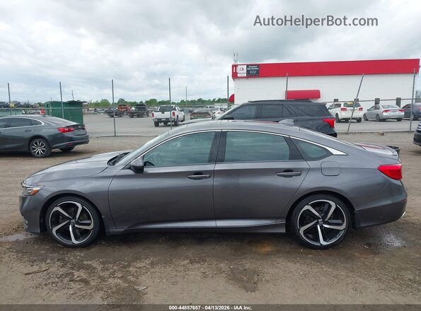 1HGCV2F36KA019775 2019 HONDA ACCORD Gray სალონის 360-გრადუსიანი ხედი