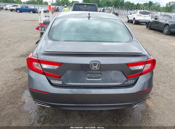 1HGCV2F36KA019775 2019 HONDA ACCORD Gray 