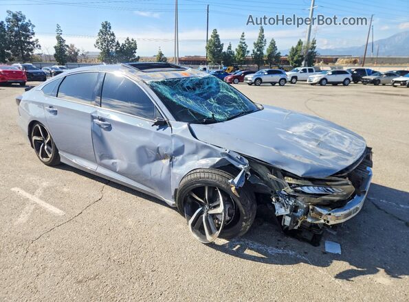 1HGCV2F36NA024673 2022 HONDA ACCORD Серый Передняя правая четверть