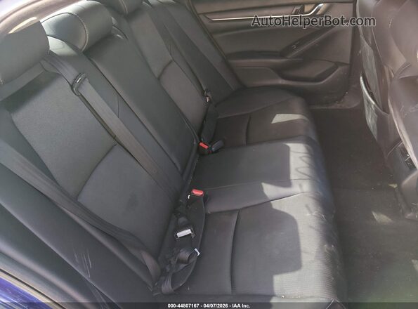 1HGCV2F3XKA005037 2019 HONDA ACCORD Blue Vista de la etiqueta del VIN