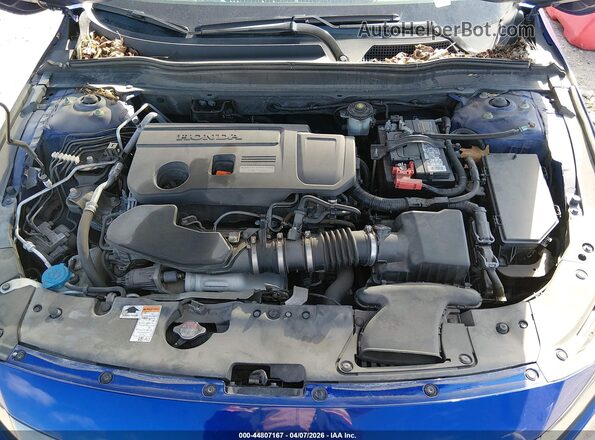 1HGCV2F3XKA005037 2019 HONDA ACCORD Blue Vista trasera