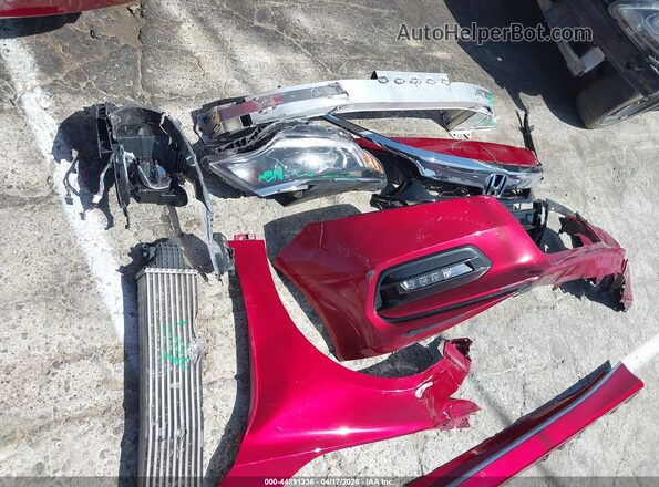 1HGCV2F51KA029535 2019 HONDA ACCORD Red Vista del cuadro de instrumentos