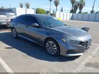 2021 Honda Accord Hybrid   Gray vin: 1HGCV3F17MA004645