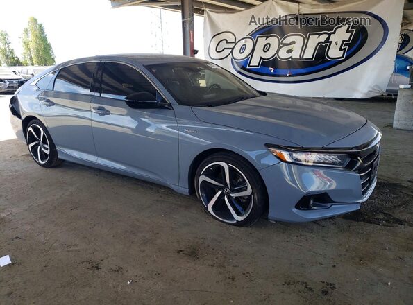 1HGCV3F23NA041041 2022 HONDA ACCORD Серебряный Передняя правая четверть
