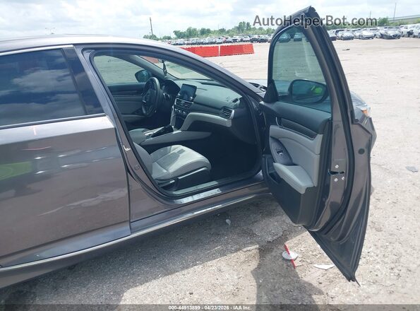 1HGCV3F43KA009235 2019 HONDA ACCORD HYBRID Gray Vista interior delantera