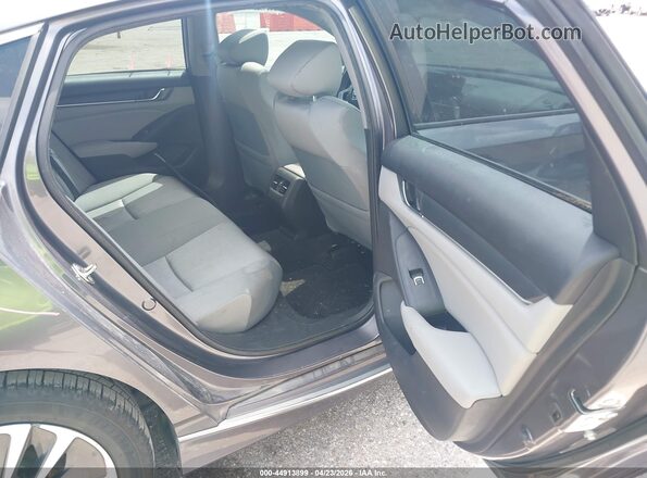 1HGCV3F43KA009235 2019 HONDA ACCORD HYBRID Gray Vista de la etiqueta del VIN
