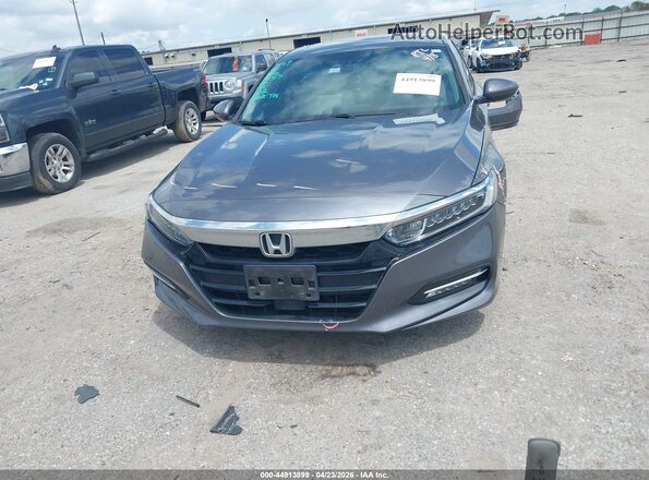 1HGCV3F43KA009235 2019 HONDA ACCORD HYBRID Gray Vista del salpicadero