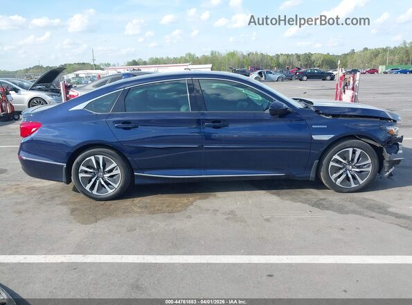 1HGCV3F45LA007973 2020 HONDA ACCORD HYBRID Dark Blue Панорамный вид салона 360°