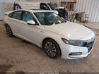 2018 Honda Accord Hybrid Ex-l White vin: 1HGCV3F59JA005505