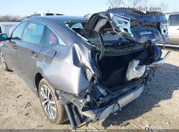 1HGCV3F59MA008313 2021 HONDA ACCORD HYBRID Серый Вид спереди