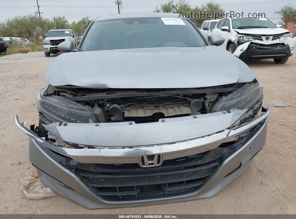 1HGCV3F92KA018679 2019 HONDA ACCORD HYBRID Silver Front view