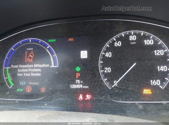 1HGCV3F92KA018679 2019 HONDA ACCORD HYBRID Silver 