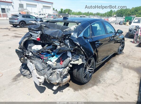 1HGCV3F92MA004591 2021 HONDA ACCORD HYBRID Black Задня права чверть