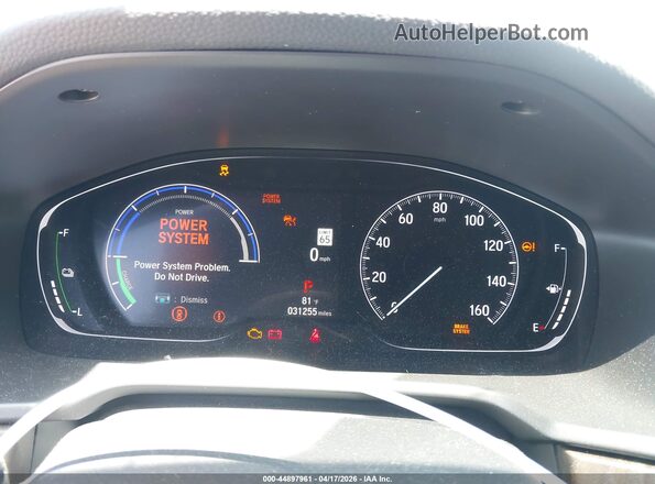 1HGCV3F92MA004591 2021 HONDA ACCORD HYBRID Black Вид задніх сидінь