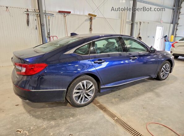 1HGCV3F9XLA008757 2020 HONDA ACCORD Синий Задняя правая четверть
