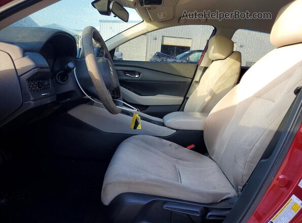 1HGCY1F26PA020845 2023 HONDA ACCORD Red წინა სალონის ხედი