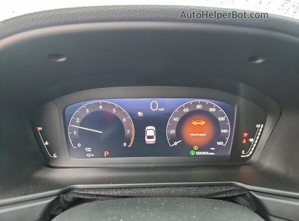 1HGCY1F28SA075435 2025 HONDA ACCORD Серый Вид щитка приборов