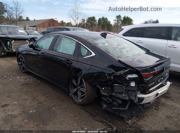 1HGCY2F54SA066635 2025 HONDA ACCORD HYBRID Черный Задняя левая четверть