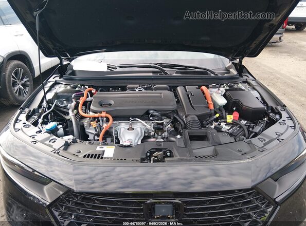 1HGCY2F54SA066635 2025 HONDA ACCORD HYBRID Черный Вид сзади