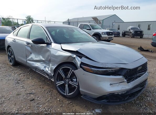 1HGCY2F58SA047389 2025 HONDA ACCORD HYBRID Серебряный Вид спереди