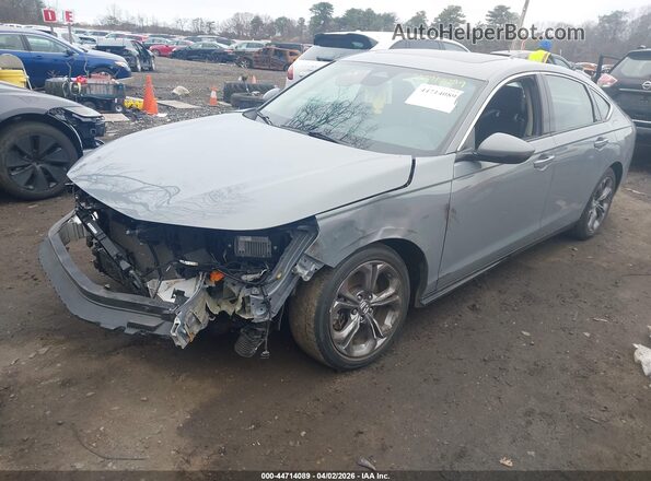 1HGCY2F60PA060203 2023 HONDA ACCORD HYBRID Серый Передняя левая четверть