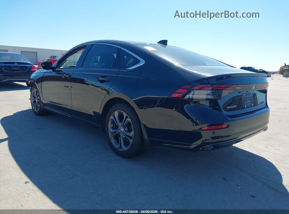1HGCY2F65RA072981 2024 HONDA ACCORD HYBRID Черный Задняя левая четверть