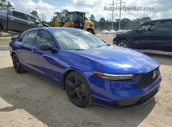 1HGCY2F73RA033976 2024 HONDA ACCORD Blue Delantero derecho